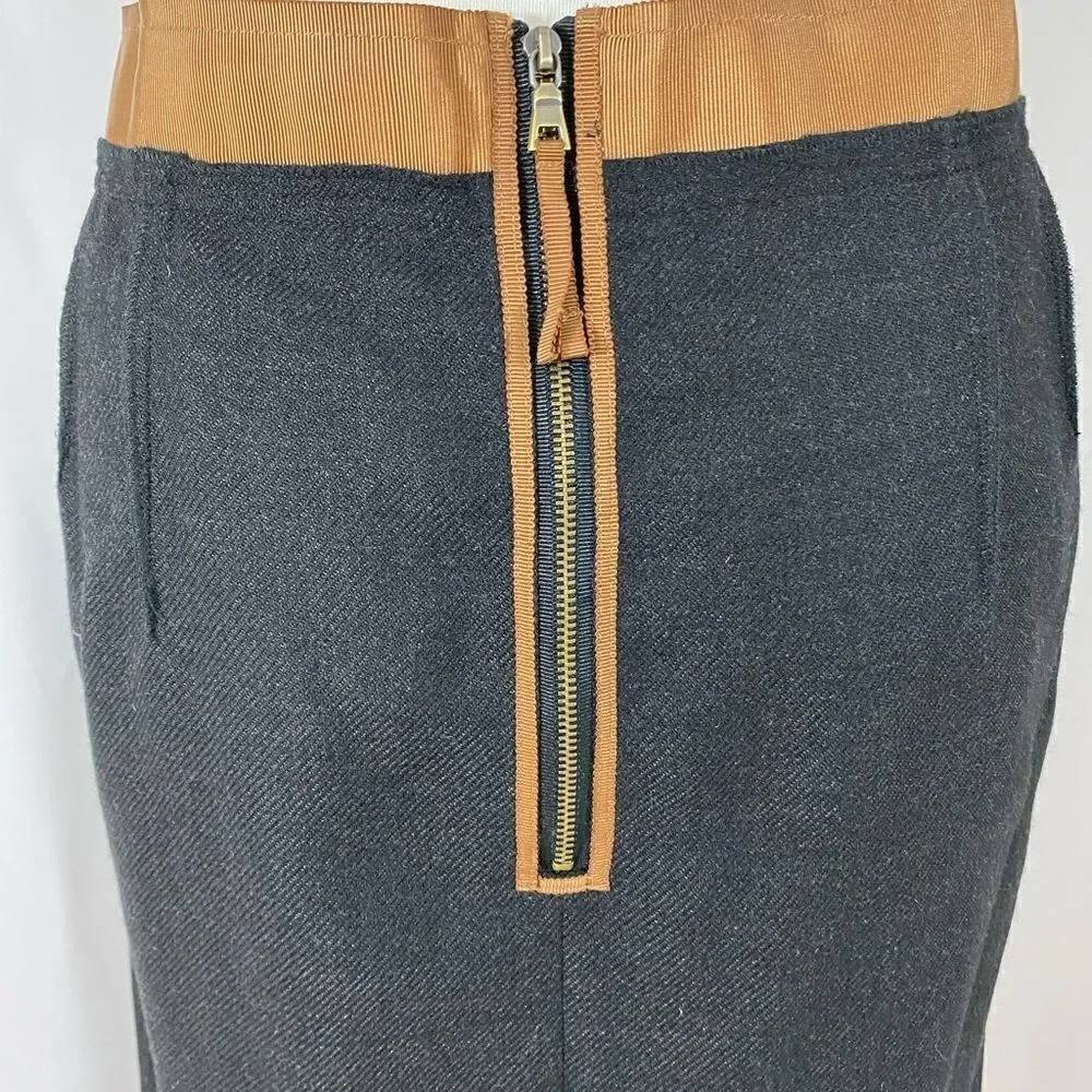 NWT Loft Black Wool Skirt